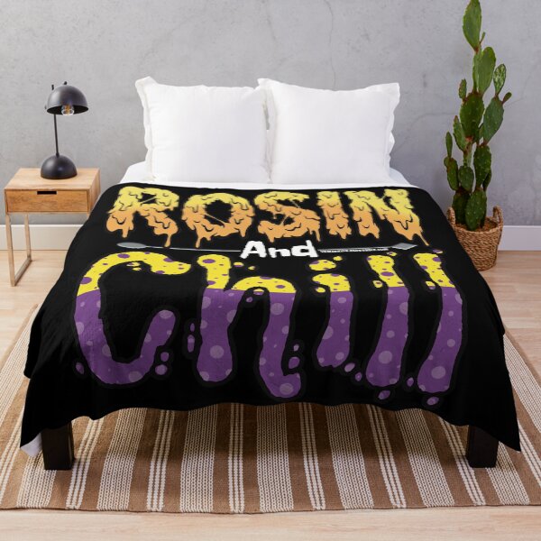 Item preview, Rosin and chill Colorful Drippy Stoner Art and Dab Tool purple and yellow bubble designed and sold by YomeHayin.