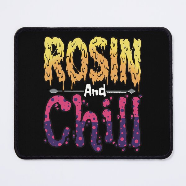 Item preview, Rosin and chill Colorful Drippy Stoner Art and Dab Tool hot pink and purple bubble designed and sold by YomeHayin.