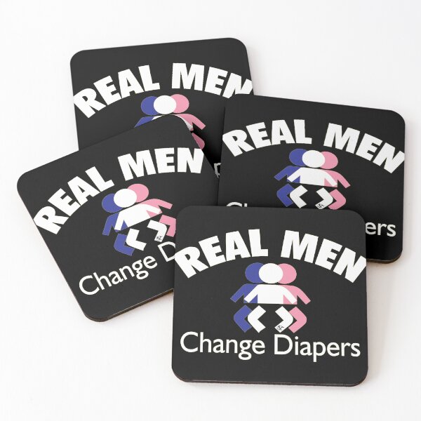 Item preview, Real Men Change Diapers designed and sold by jeturnbill.