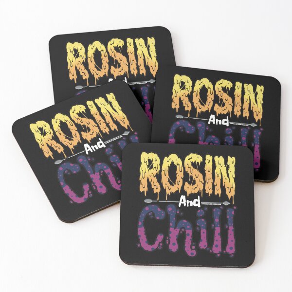 Item preview, Rosin and chill Colorful Drippy Stoner Art and Dab Tool dark purple dark pink bubble designed and sold by YomeHayin.