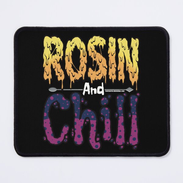 Item preview, Rosin and chill Colorful Drippy Stoner Art and Dab Tool dark purple dark pink bubble designed and sold by YomeHayin.