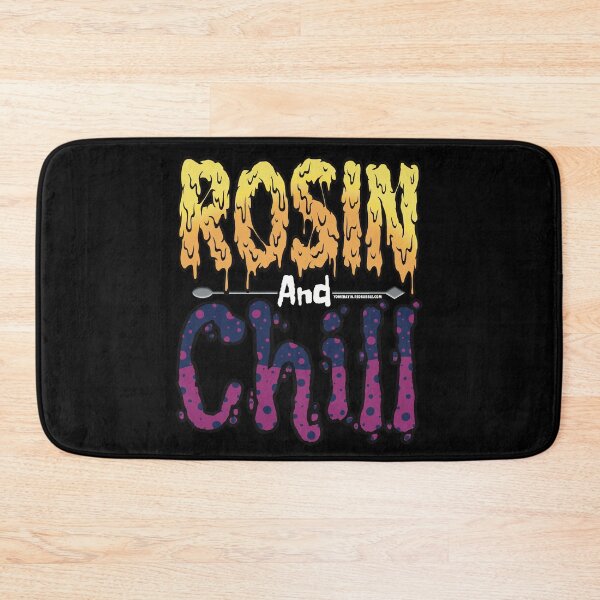 Item preview, Rosin and chill Colorful Drippy Stoner Art and Dab Tool dark purple dark pink bubble designed and sold by YomeHayin.