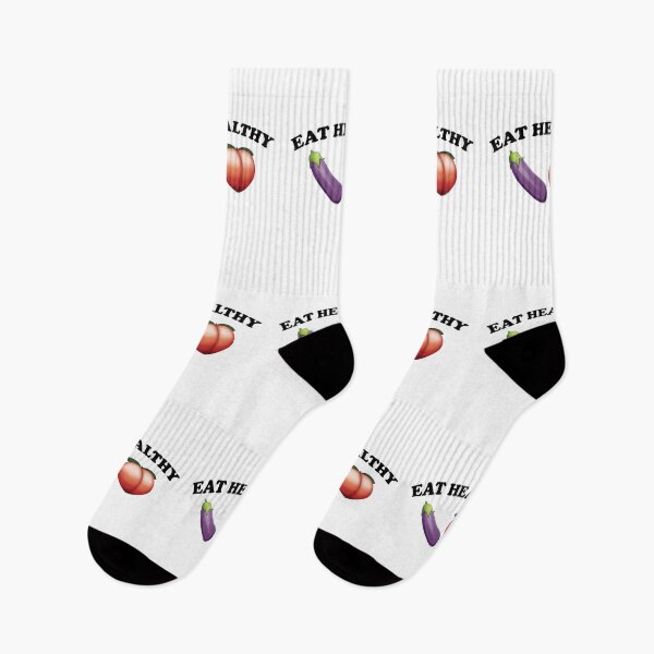 Item preview, Eat Healthy Eggplant Peach designed and sold by LordArt.