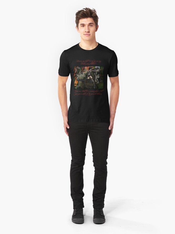 Alternate view of Pirate Ghost Witch Of The Caribbean Slim Fit T-Shirt