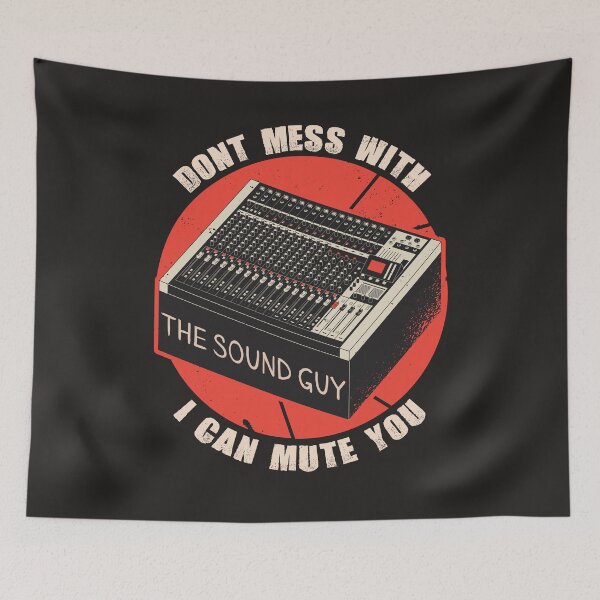 Item preview, Funny Sound Guy Art For Audio Music Production designed and sold by MrEddie10.