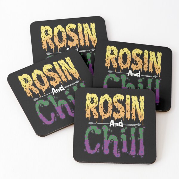 Item preview, Rosin and chill Colorful Drippy Stoner Art and Dab Tool dark green dark purple bubble designed and sold by YomeHayin.