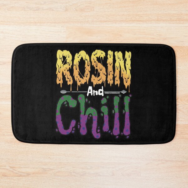 Item preview, Rosin and chill Colorful Drippy Stoner Art and Dab Tool dark green dark purple bubble designed and sold by YomeHayin.