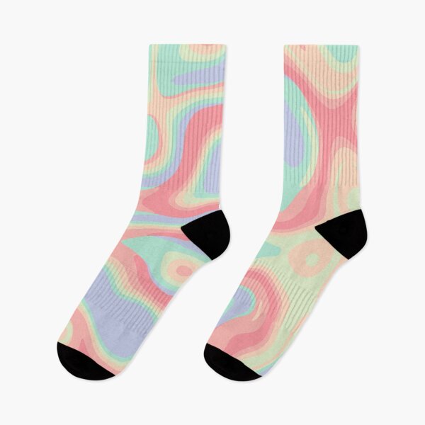 Item preview, Pastel Rainbow wavy color palette designed and sold by rodentpad.