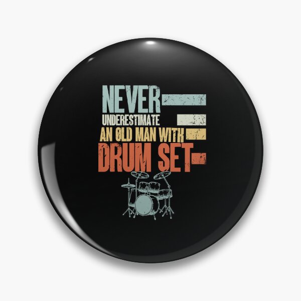 Item preview, Drummer Never Underestimate An Old Man With A Drum Set ,funny quote for musicians, ,great gift idea  for dad, daddy ,papa, grandpa  and father designed and sold by ourpretty.