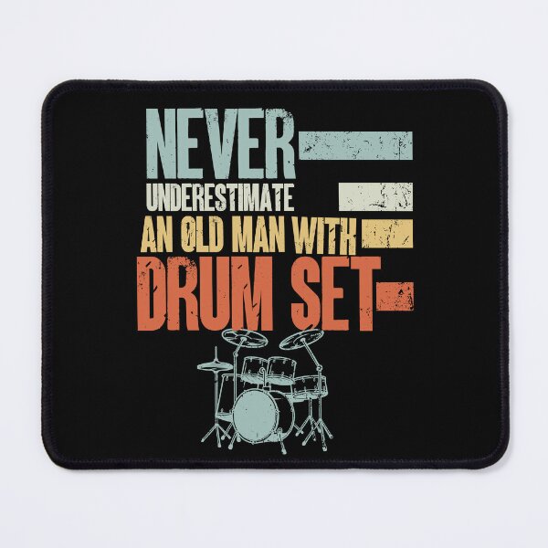 Item preview, Drummer Never Underestimate An Old Man With A Drum Set ,funny quote for musicians, ,great gift idea  for dad, daddy ,papa, grandpa  and father designed and sold by ourpretty.