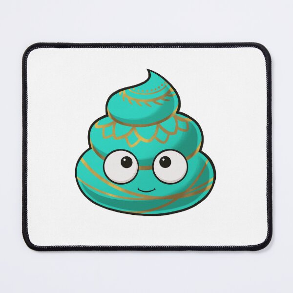 Item preview, Mint&gold Easter Poopoo designed and sold by Poopielandia.