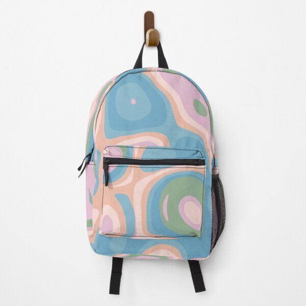 Item preview, "Summer Pastels" wavy color palette designed and sold by rodentpad.