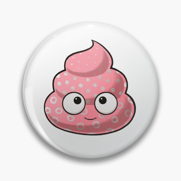 Item preview, Pink&silver Easter Poopoo designed and sold by Poopielandia.