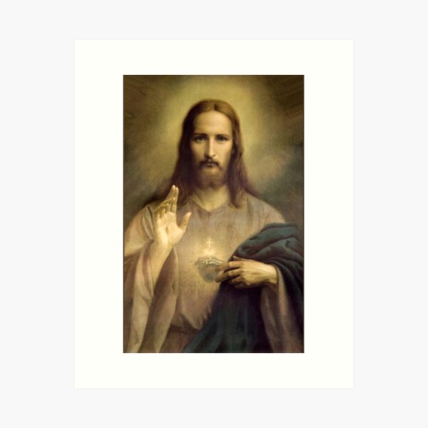 Item preview, Sacred Heart of Jesus, Jesus Christ, Gesù designed and sold by AMDG Line.