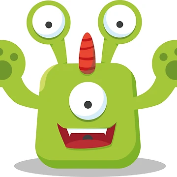 Artwork thumbnail, Cute monster by ReydaDesign