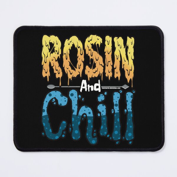 Item preview, Rosin and chill Colorful Drippy Stoner Art and Dab Tool blue bubble designed and sold by YomeHayin.