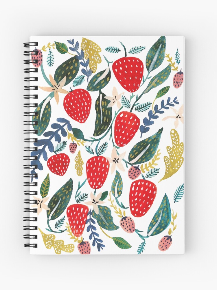 Thumbnail 1 of 3, Journal, Strawberries designed and sold by artiisan.
