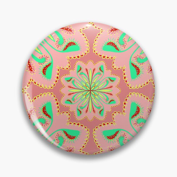 Item preview, venus flytrap mandala designed and sold by rysunki-malunki.