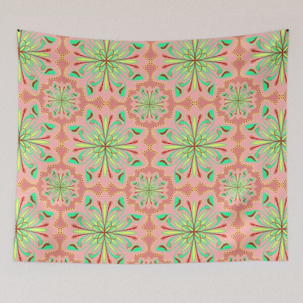 Item preview, venus flytrap mandala designed and sold by rysunki-malunki.