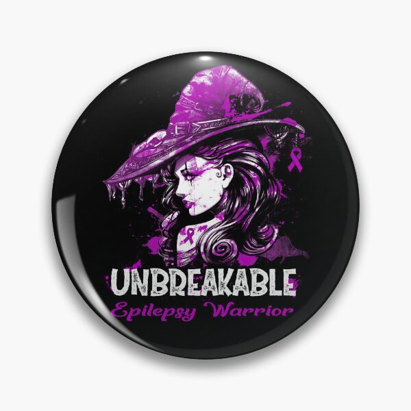 Item preview, Halloween Epilepsy Warrior Unbreakable designed and sold by tenjun16.