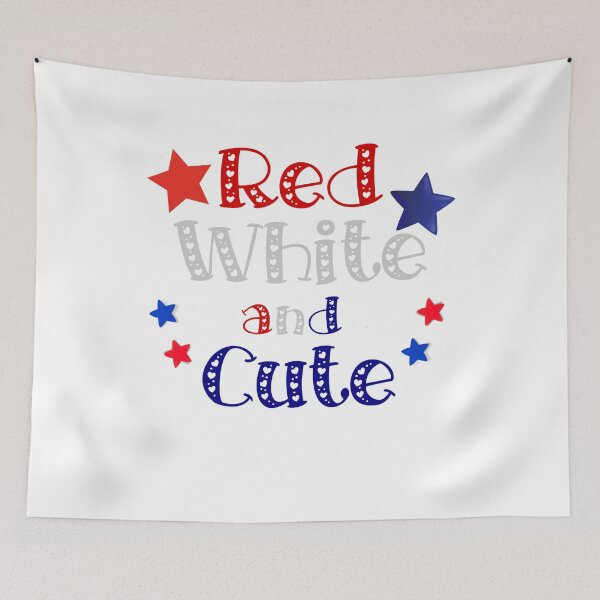 Item preview, Red White and Cute designed and sold by coffeeandsass.