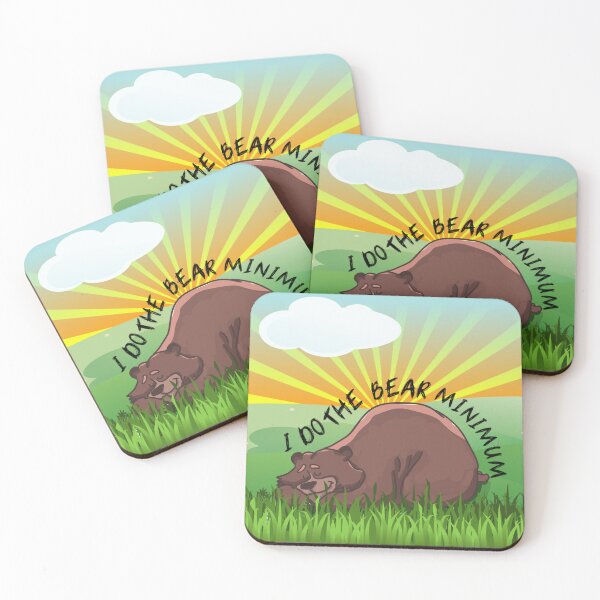 Item preview, BARE MINIMUM, BEARLY AWAKE,I DO THE BEAR MINIMUM designed and sold by enigma3a.