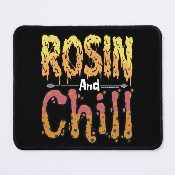 Item preview, Rosin and chill Colorful Drippy Stoner Art and Dab Tool pink and orange bubble designed and sold by YomeHayin.