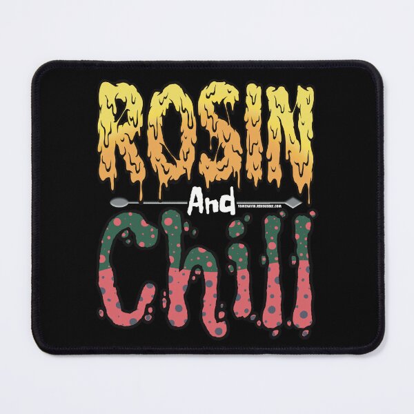 Item preview, Rosin and chill Colorful Drippy Stoner Art and Dab Tool green and pink bubble designed and sold by YomeHayin.