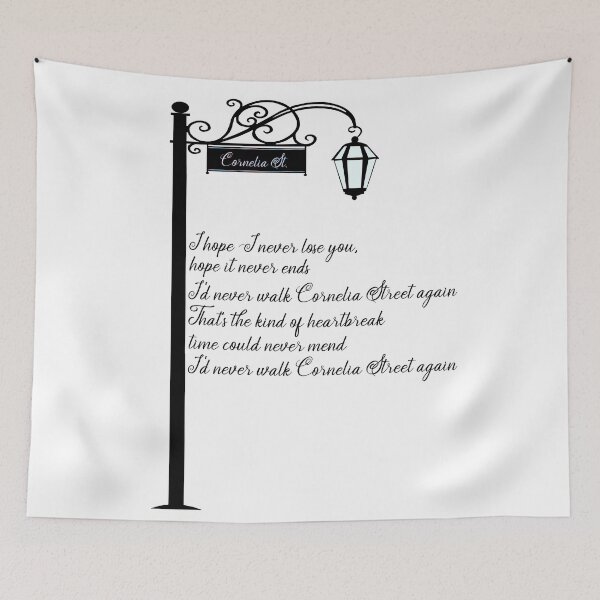 Item preview, Cornelia St sign chorus designed and sold by Dark Angel Graphics.