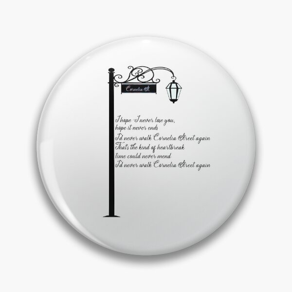 Item preview, Cornelia St sign chorus designed and sold by Dark Angel Graphics.