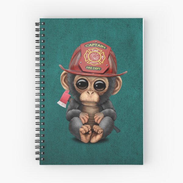 Item preview, Cute Baby Chimp Firefighter designed and sold by JeffBartels.