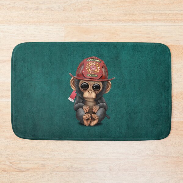 Item preview, Cute Baby Chimp Firefighter designed and sold by JeffBartels.