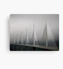 The Millau Viaduct in France Canvas Print