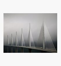 The Millau Viaduct in France Photographic Print