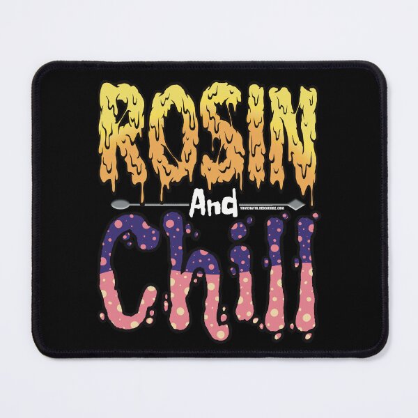 Item preview, Rosin and chill Colorful Drippy Stoner Art and Dab Tool dark purple and pink bubble designed and sold by YomeHayin.