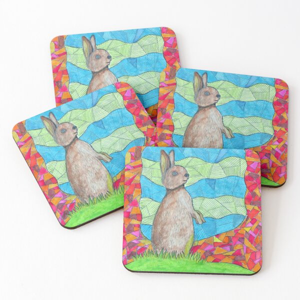 Item preview, 632 - RABBIT DESIGN - DAVE EDWARDS - WATERCOLOUR PENCILS - 2022 designed and sold by BLYTHART.