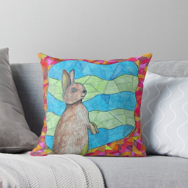 Aperçu de l'œuvre 632 - RABBIT DESIGN - DAVE EDWARDS - CRAYONS AQUARELLE - 2022 créée et vendue par BLYTHART.