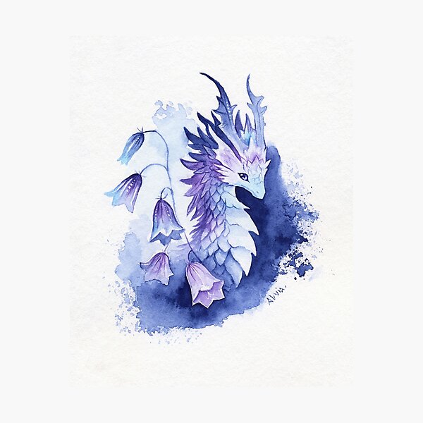 Item preview, Bellflower dragon designed and sold by AlviaAlcedo.