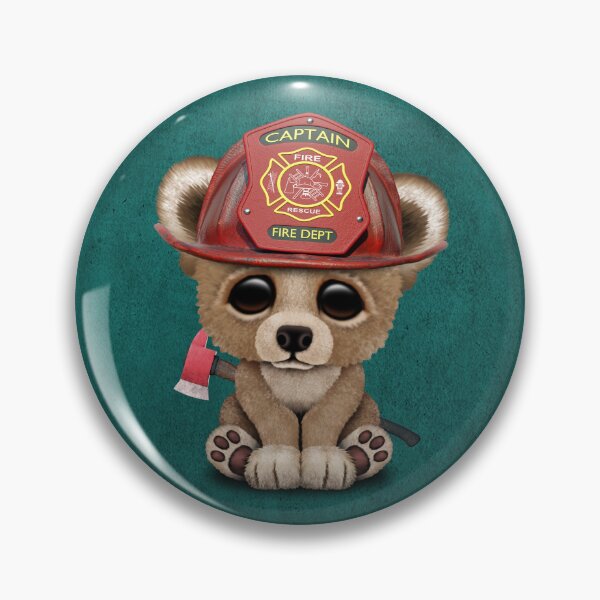 Item preview, Cute Baby Bear Firefighter designed and sold by JeffBartels.