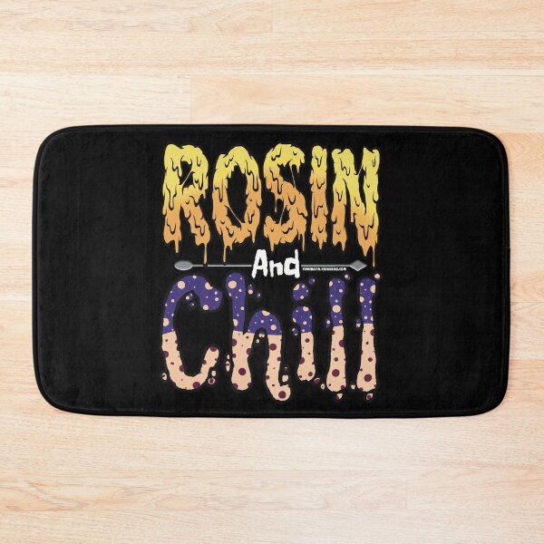 Item preview, Rosin and chill Colorful Drippy Stoner Art and Dab Tool dark purple light orange bubble designed and sold by YomeHayin.