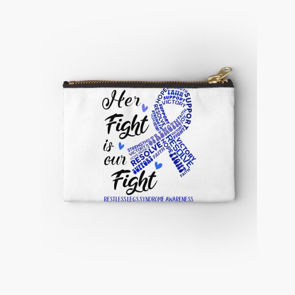 Item preview, Restless Legs Syndrome Warrior, Her Fight is our Fight Restless Legs Syndrome Awareness designed and sold by Greggwillard.