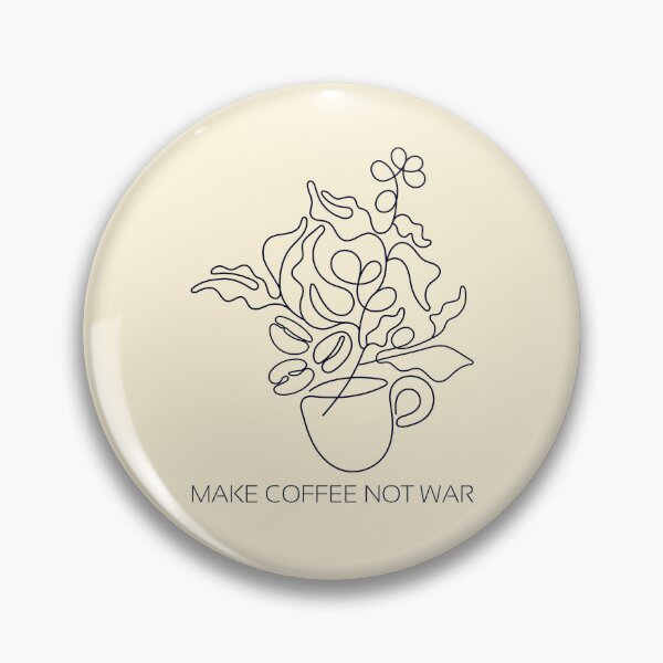 Item preview, Make Coffee Not War designed and sold by DovbleTrovble.