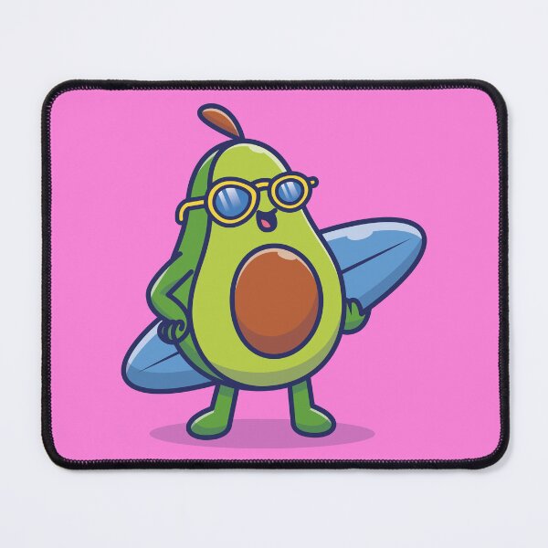 Item preview, Avocado with surf designed and sold by ReydaDesign.