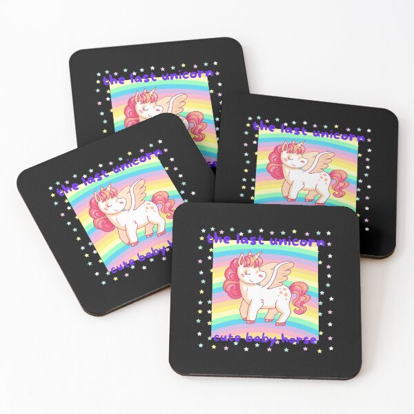 Item preview, The last unicorn colorful cute baby horse| rainbow designed and sold by OurShop00.