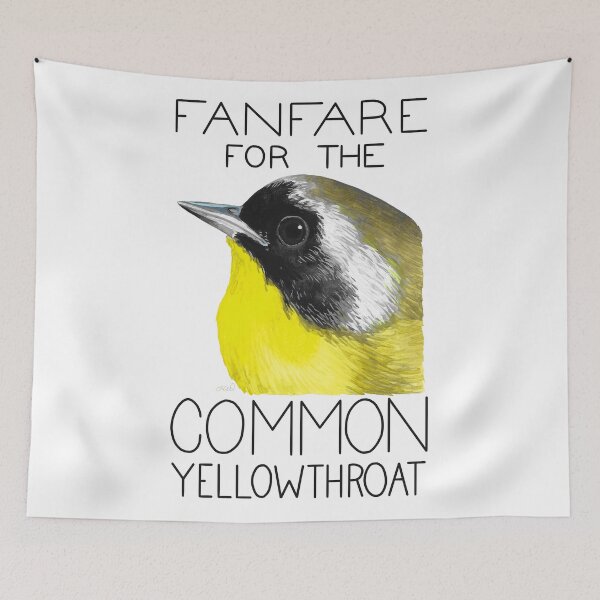 Item preview, Fanfare for the Common Yellowthroat designed and sold by LauraWolfArtist.
