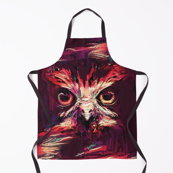 Item preview, Colorful Wildlife Night Owl Nighthawk Digital Art Illustration designed and sold by Abstract-Artist.