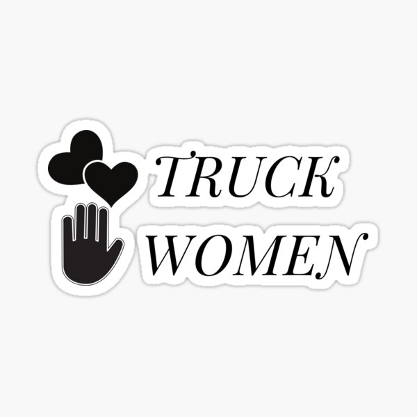 Loves truck stop women Sticker