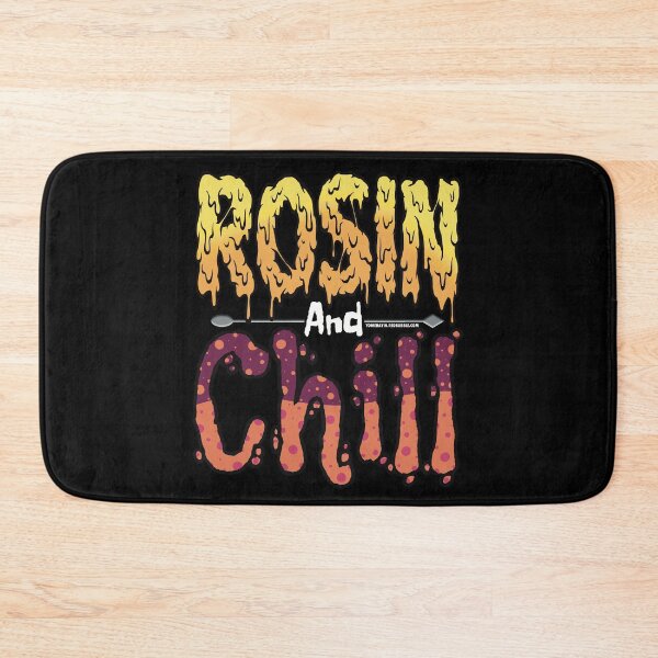 Item preview, Rosin and chill Colorful Drippy Stoner Art and Dab Tool dark pink and orange bubble designed and sold by YomeHayin.