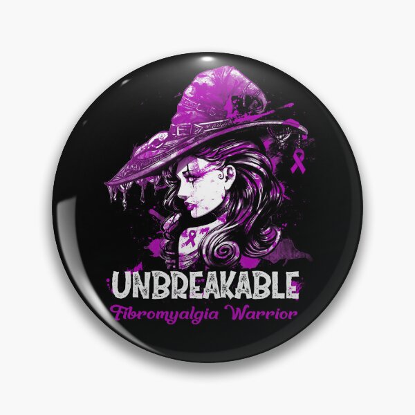 Item preview, Halloween Fibromyalgia Warrior Unbreakable designed and sold by tenjun16.
