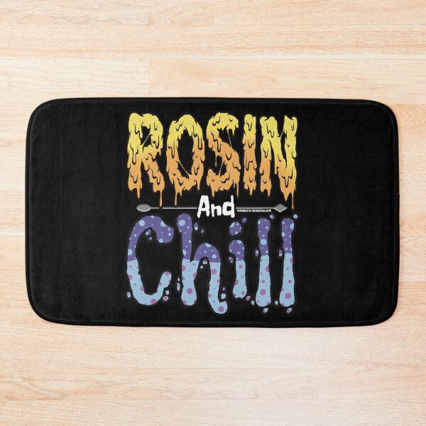 Item preview, Rosin and chill Colorful Drippy Stoner Art and Dab Tool purple and light blue bubble designed and sold by YomeHayin.